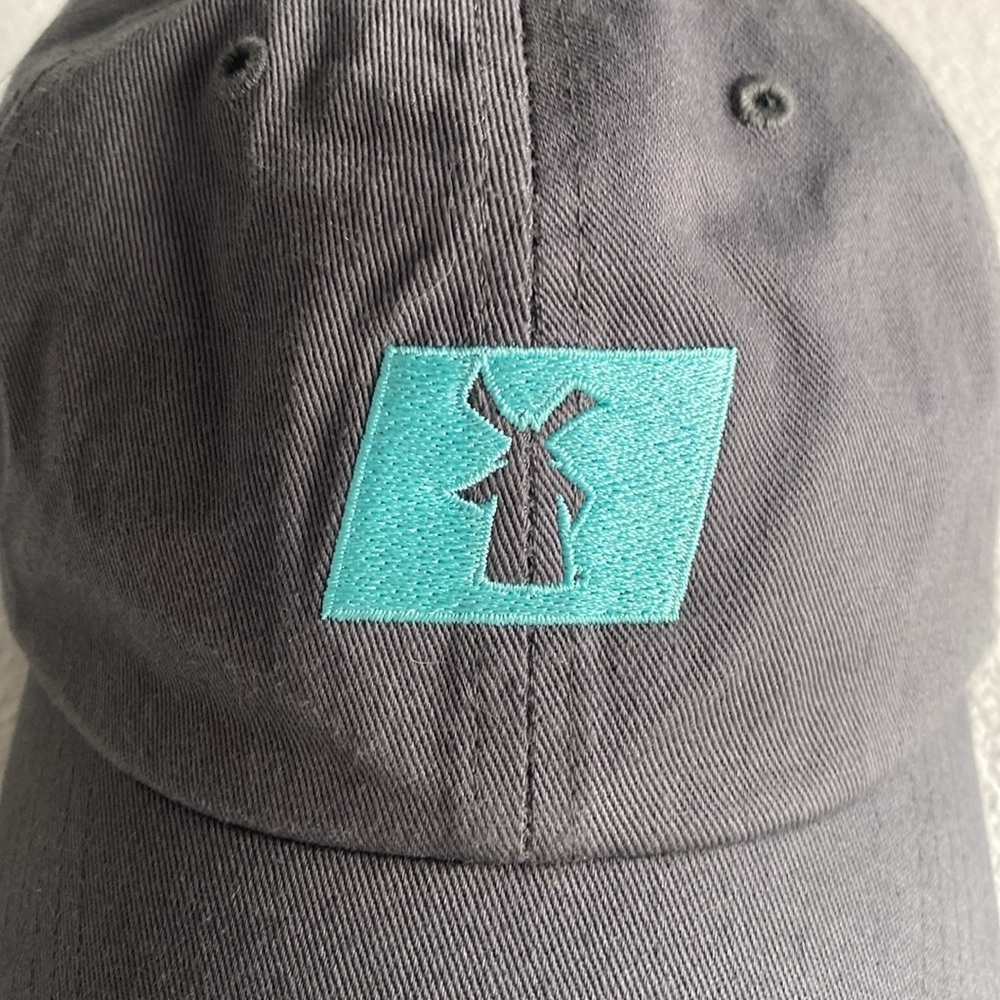 Dutch Bros Gray Hat Baby Blue Logo